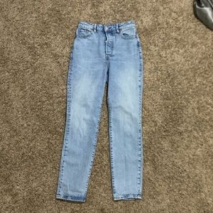 h&m mom blue jeans